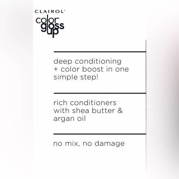 4 Pk Clairol Color Gloss Up Semi-Permanent Toning Hair Dye-Toasted Almond Blonde - Picture 3 of 14